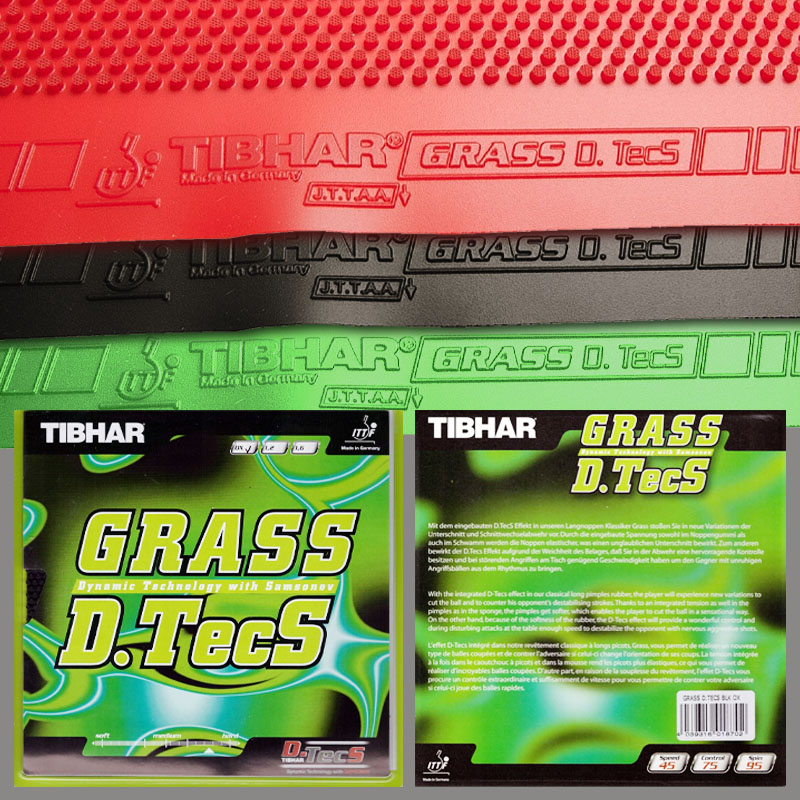 TIBHAR Grass D.TecS Table Tenn - Table Tennis Germany recension och pris