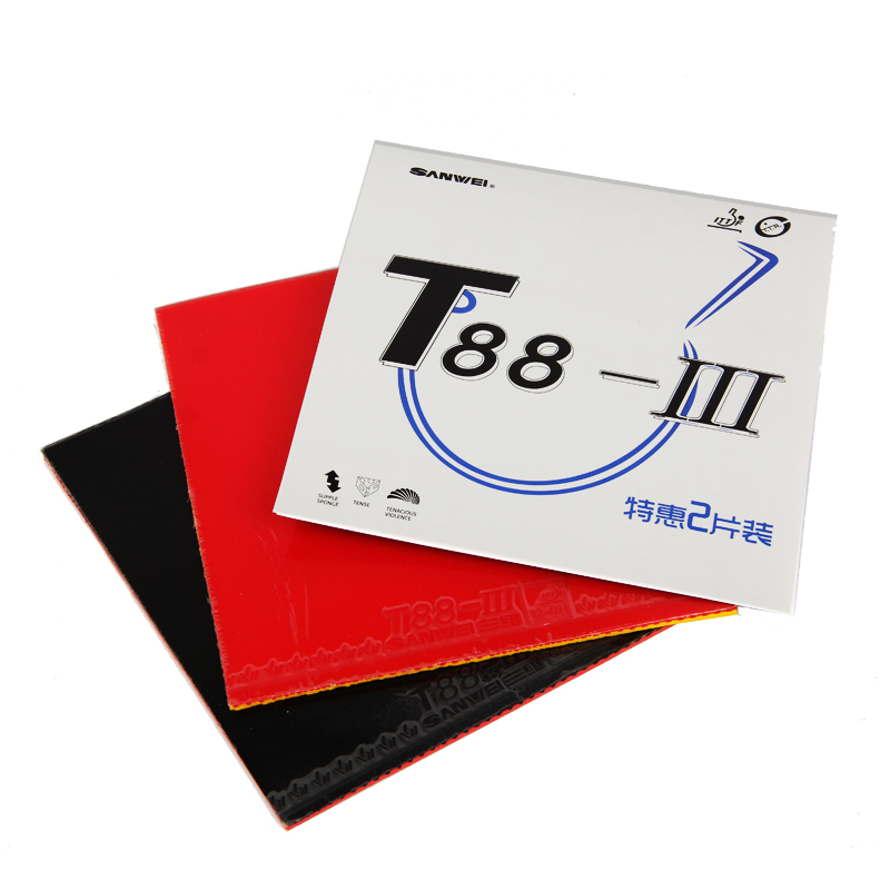 1 Red 1 Black Original SANWEI  - Table Tennis Xiom Rubber recension och pris