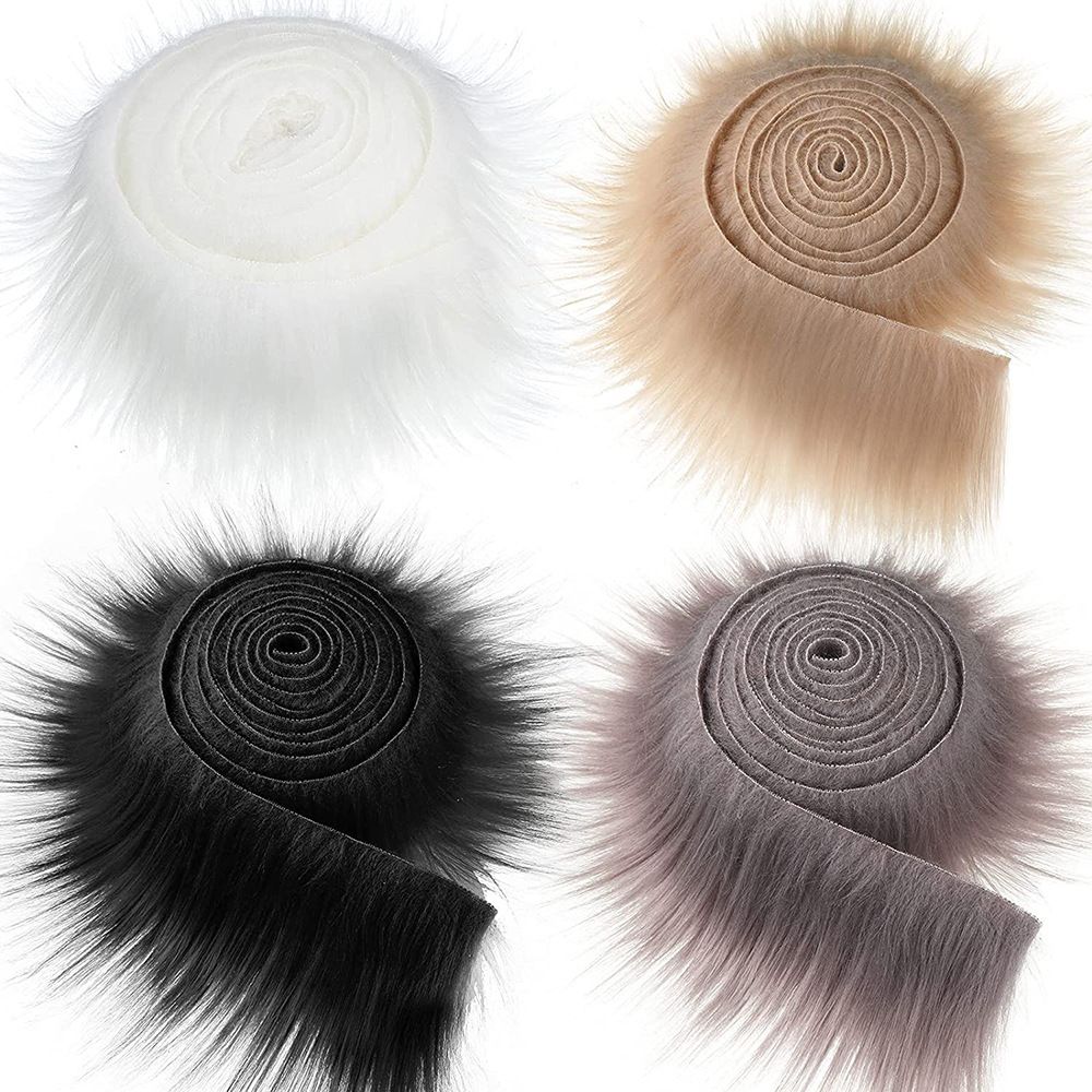 Muiltcolor Long Plush Fur  Tri - Edge Tape Roll recension och pris