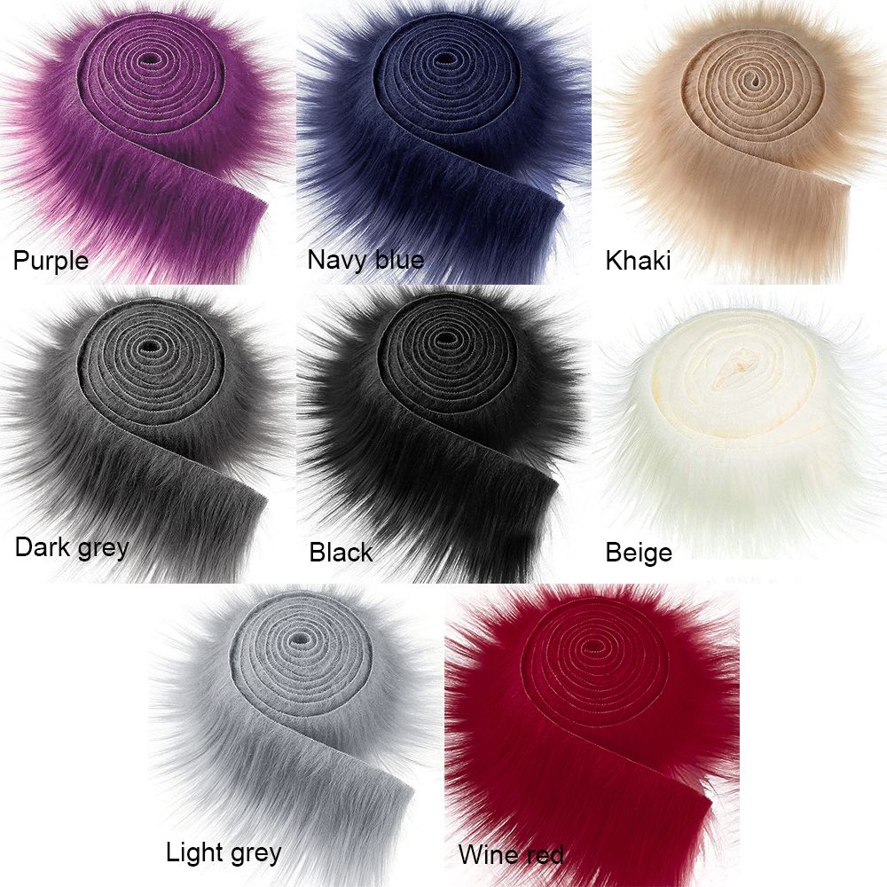 Muiltcolor Long Plush Fur  Tri - Edge Tape Roll recension och pris