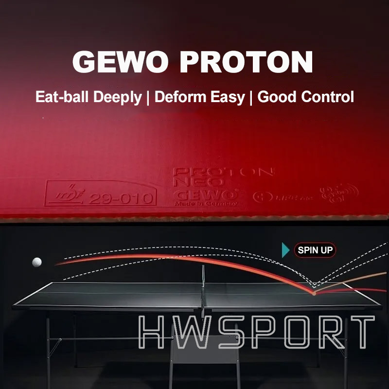 GEWO PROTON NEO Table Tennis R - Table Tennis Germany recension och pris