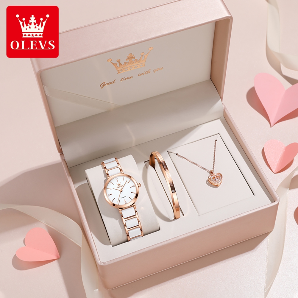 OLEVS Women Watch 5877 Luxury  - Edge Tape Roll recension och pris