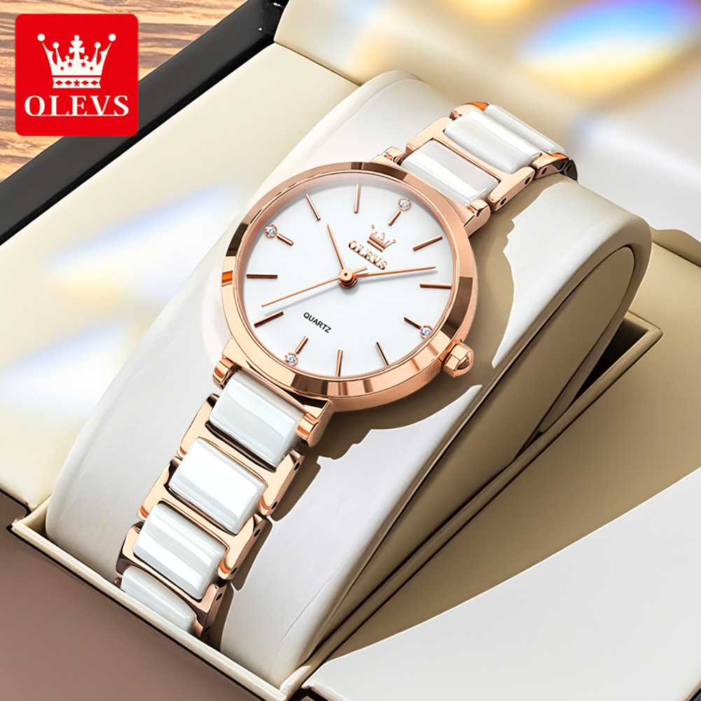 OLEVS Women Watch 5877 Luxury  - Edge Tape Roll recension och pris
