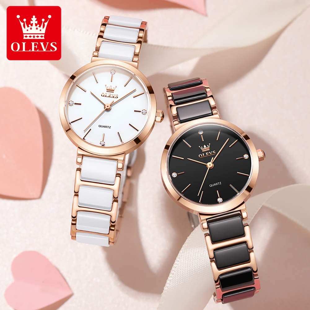 OLEVS Women Watch 5877 Luxury  - Edge Tape Roll recension och pris