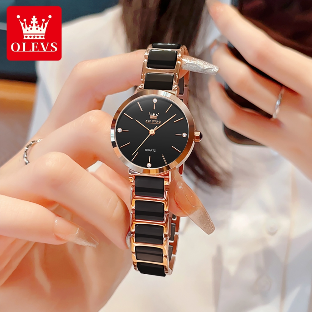 OLEVS Women Watch 5877 Luxury  - Edge Tape Roll recension och pris