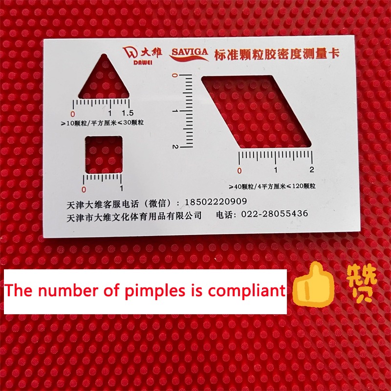 ITTF Approved Long Pimples OX  - Table Tennis Xiom Rubber recension och pris
