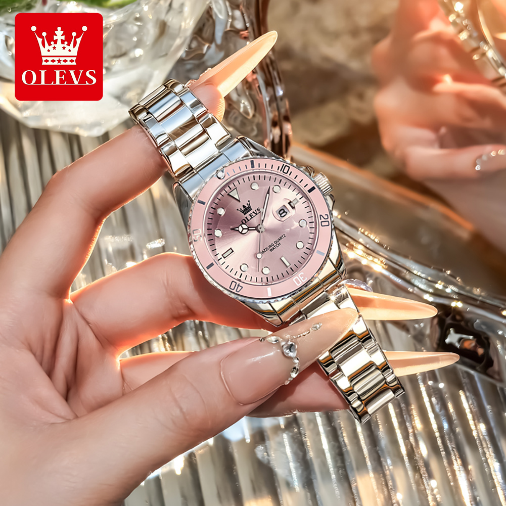 OLEVS Luxury Quartz Women's Wa - Edge Tape Roll recension och pris