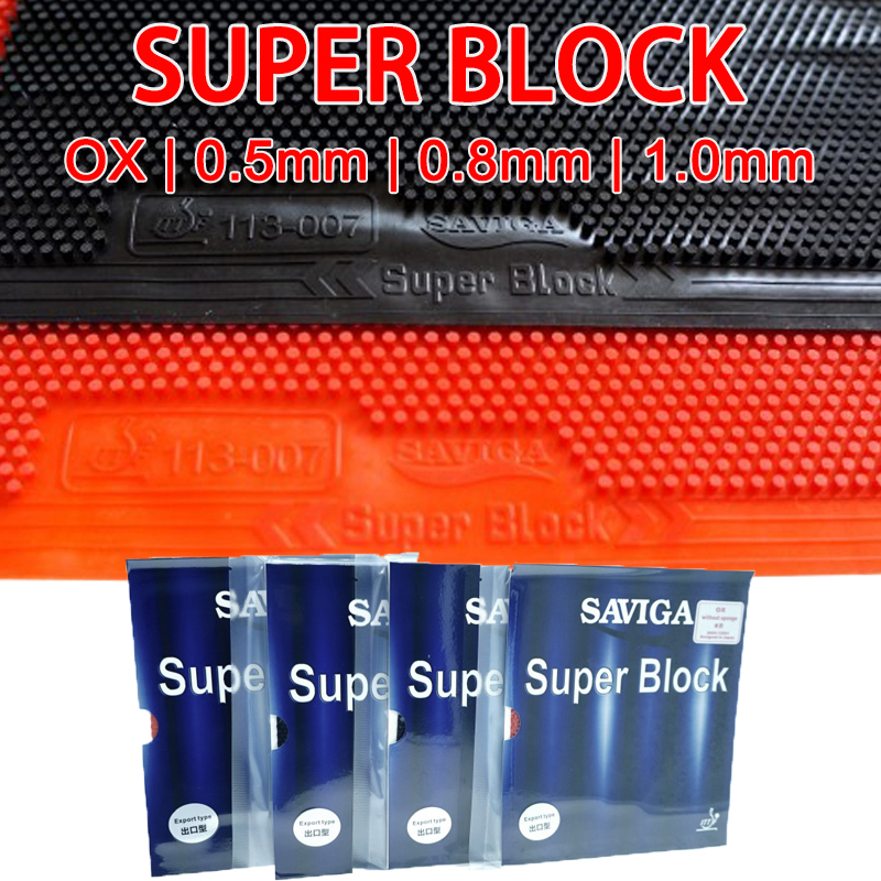 SAVIGA SUPER BLOCK OX Long Pip - Table Tennis Xiom Rubber recension och pris