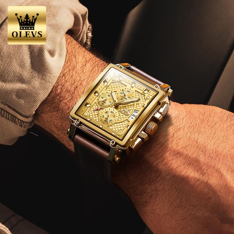 OLEVS Brand Mens Watches Water - Edge Tape Roll recension och pris