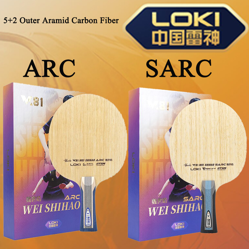 New LOKI W81 Series ARC SARC T - Table Tennis Blades recension och pris